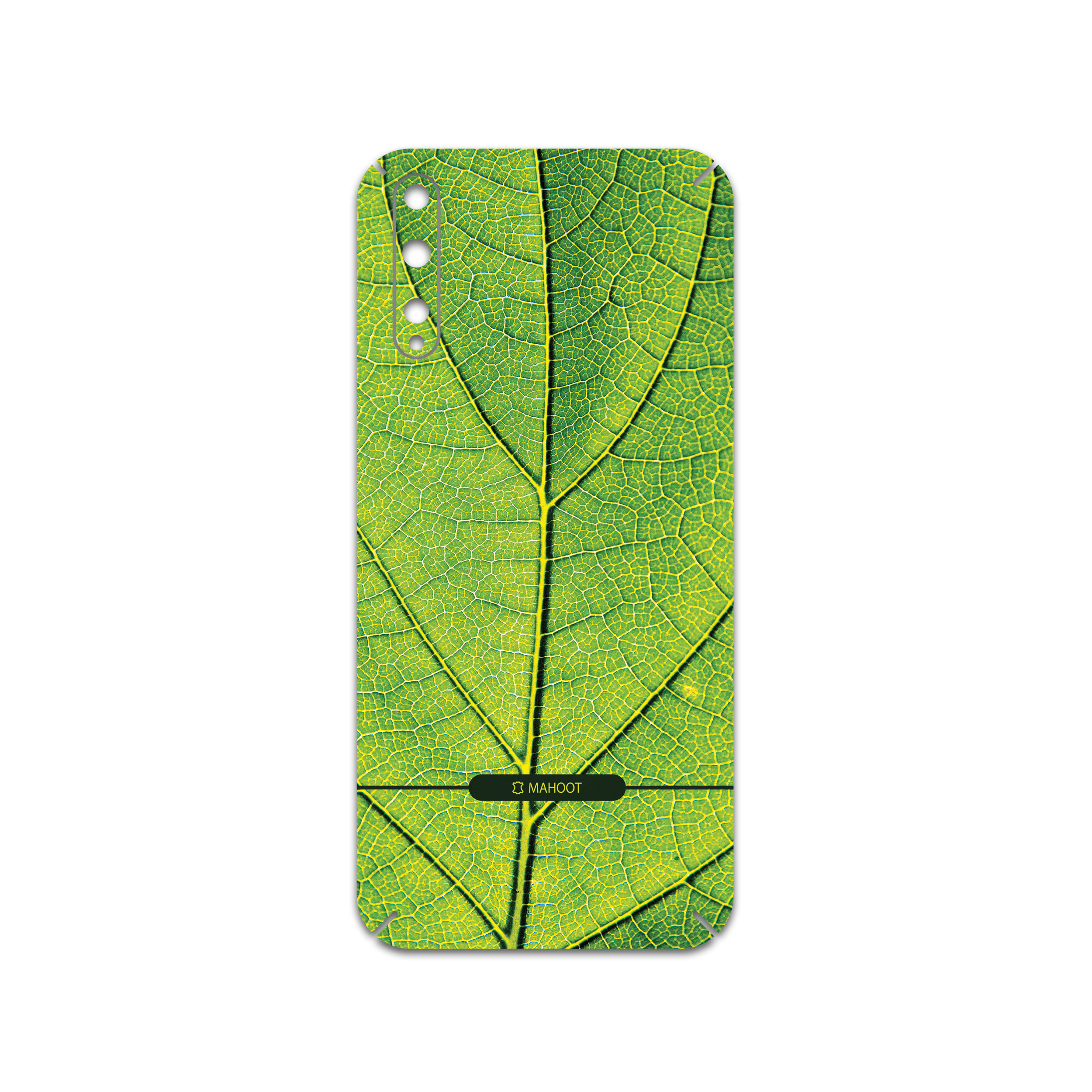 برچسب پوششی ماهوت مدل Leaf-Texture مناسب برای گوشی موبایل هوآوی Y8p
