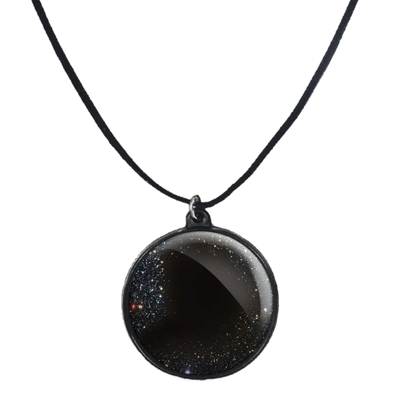 گردنبند پرمانه طرح ستاره و کهکشان کد pmb.25700 مدل دو طرفه