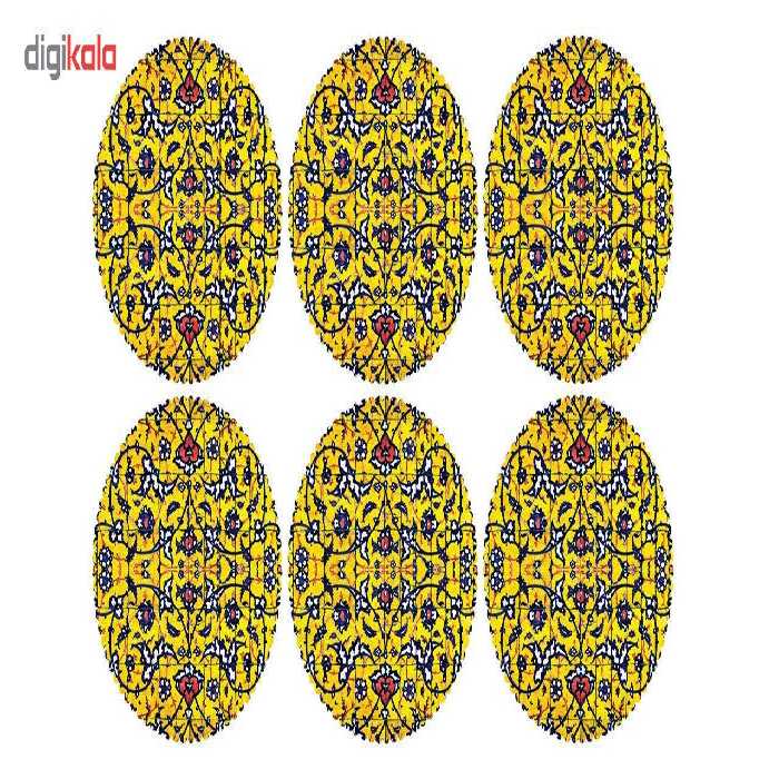 زیر بشقابی کد U2-42133 ست 6 عددی