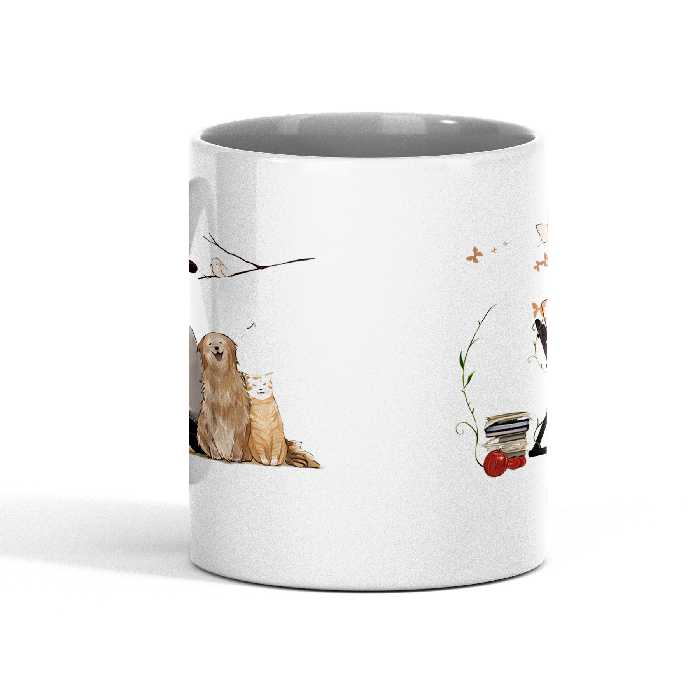 ماگ مدل سرامیکی طرح گربه کد 19