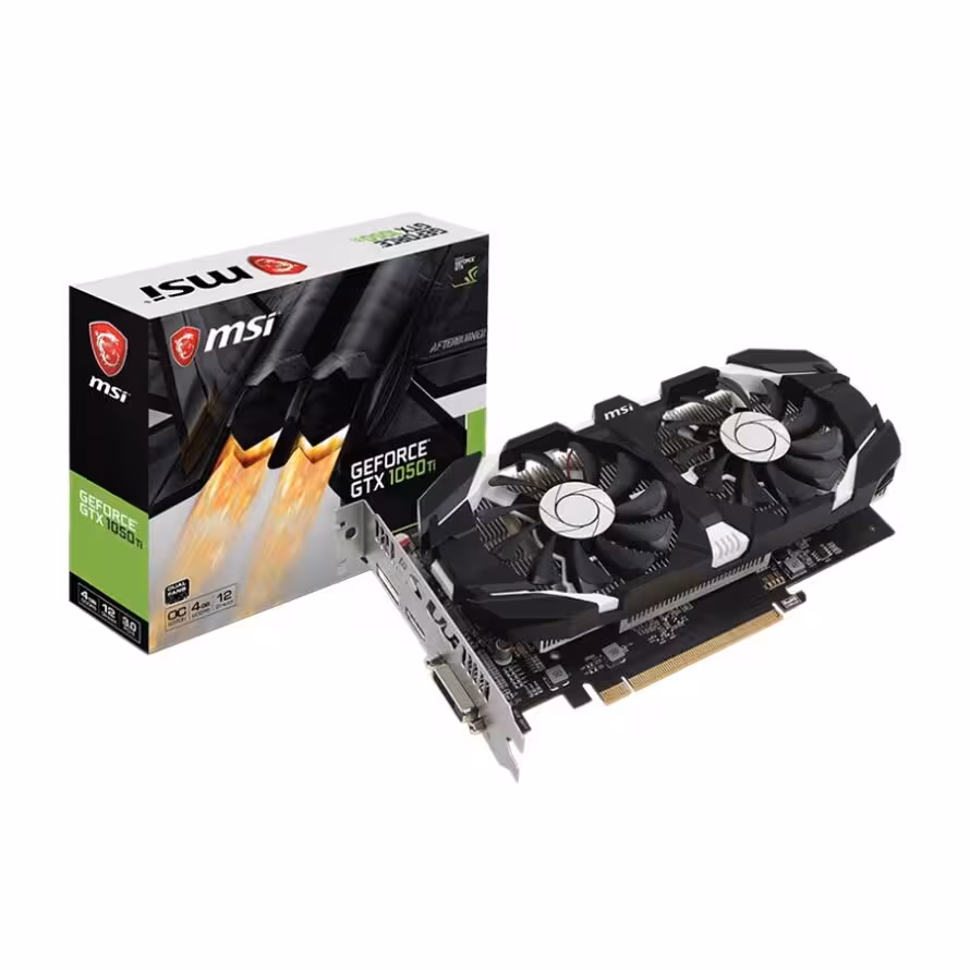 کارت گرافیک ام اس آی GTX 1050 Ti 4GT OCV1