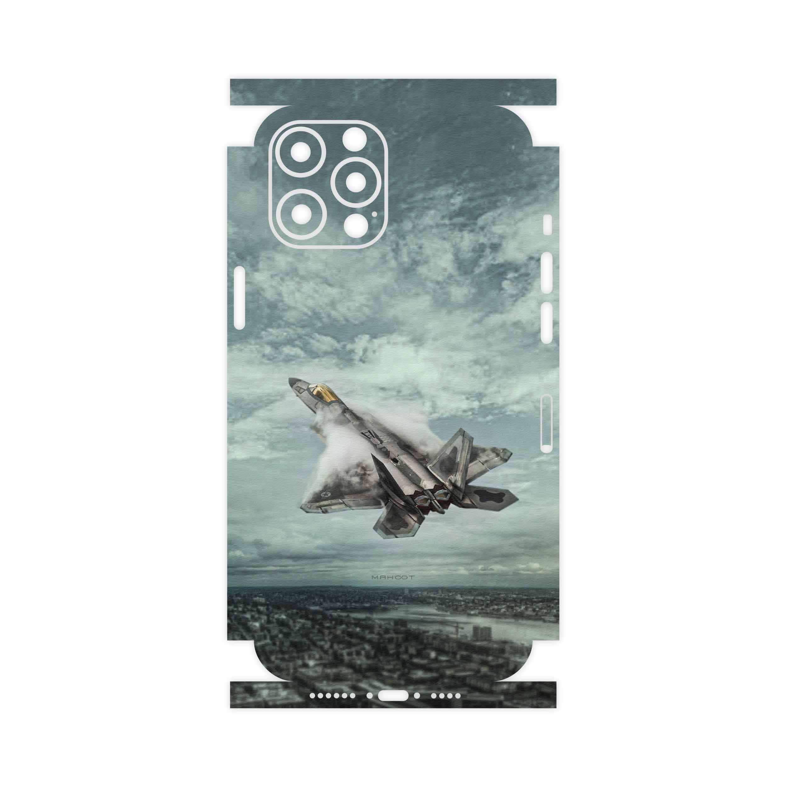 برچسب پوششی ماهوت مدل F-22 Raptor-FullSkin مناسب برای گوشی موبایل اپل iPhone 12 Pro Max