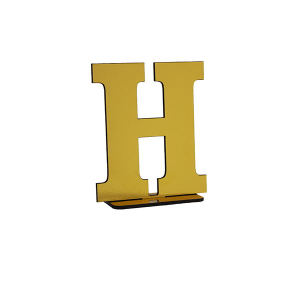 استند رومیزی تزیینی طرح حرف H