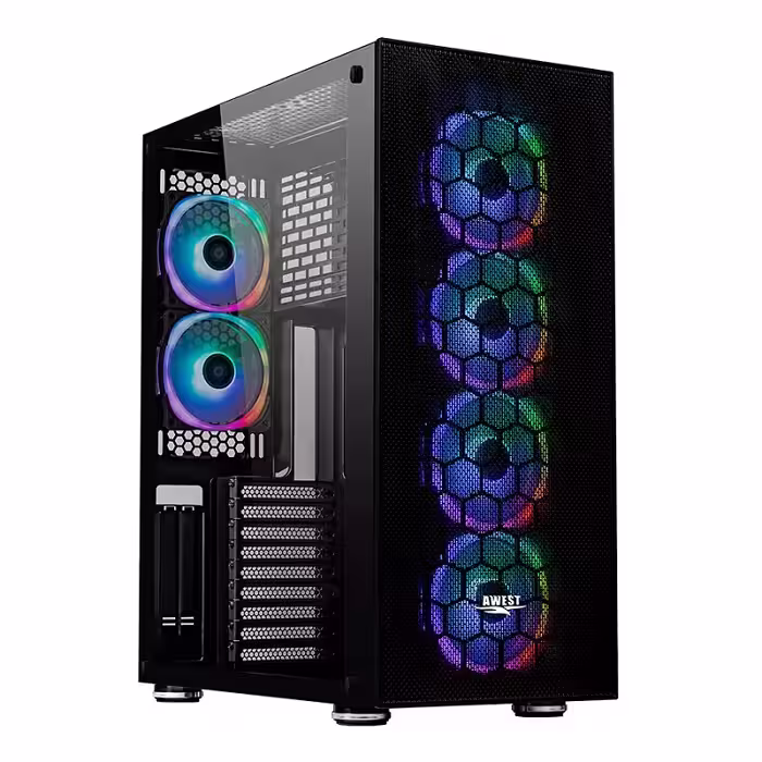 مشخصات، قیمت و خرید کیس گیمینگ کامپیوتر AWEST مدل GT-AV402-FB