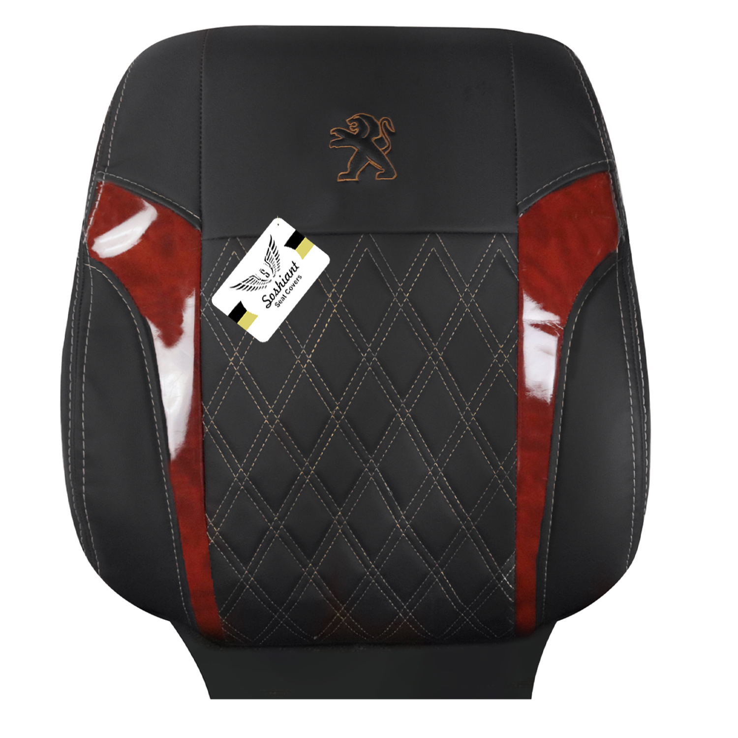 روکش صندلی سوشیانت چرم طرح چوب مناسب پژو پارس قدیم s22 کد S504