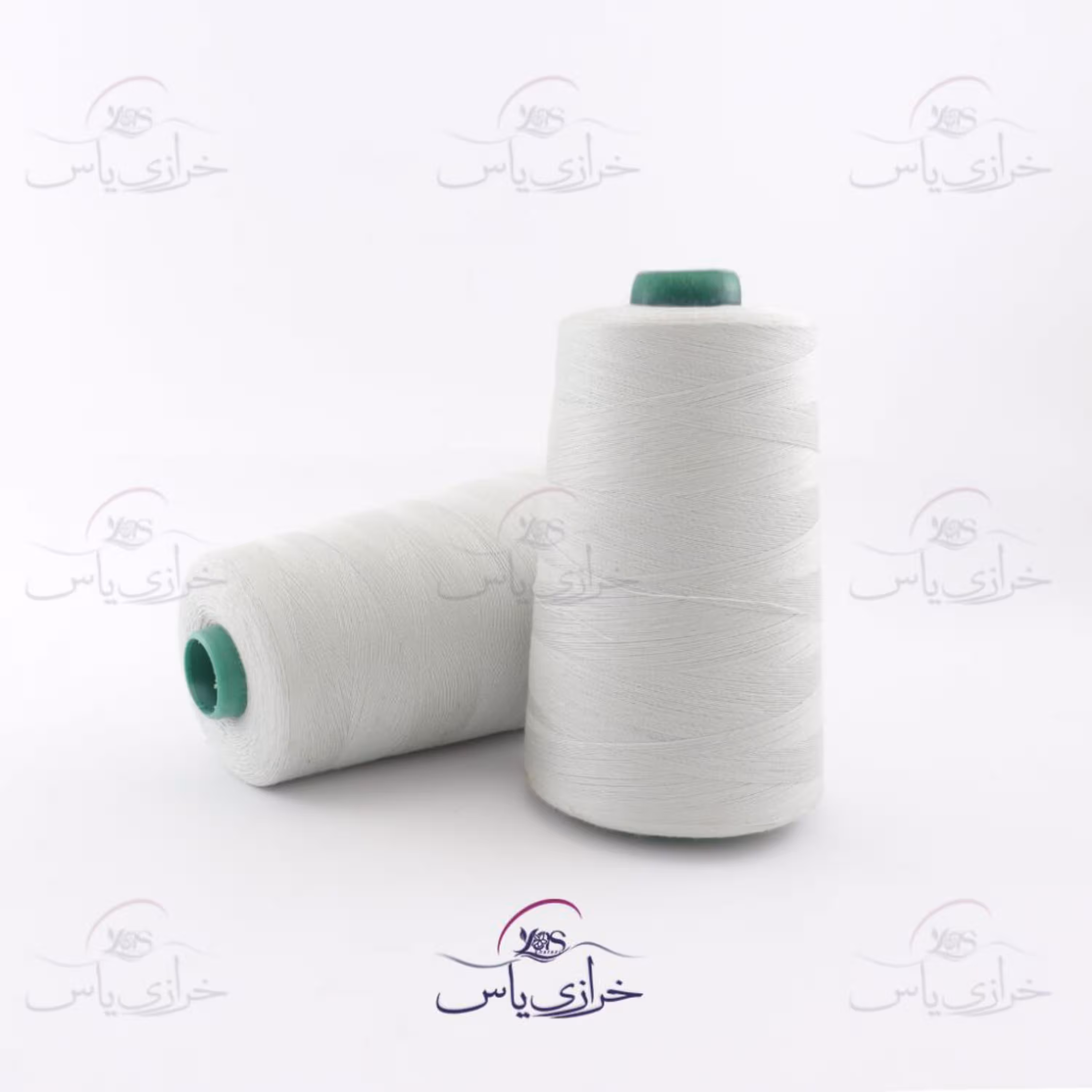 نخ پلی استر خیاطی کد سفید دوک حدود 5000 یاردی