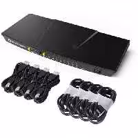 ارسال فوری   ضمانت اصالت کالا   کی وی ام سوئیچ 8 پورت HDMI لایمستون LS-HK0801