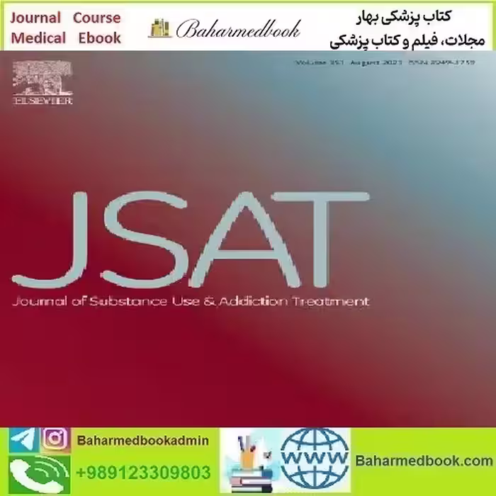 Journal of Substance Abuse Treatment Volume 144 2023 T