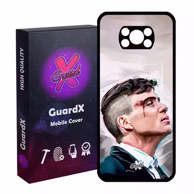 کاور گارد ایکس طرح Peaky Blinders مدل Glass10032 مناسب برای گوشی موبایل شیائومی Poco X3 / Poco X3 NFC