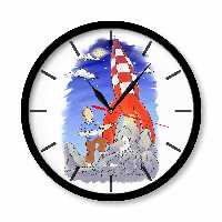 ساعت‌ دیواری راویتا طرح تن‌تن کد 3364