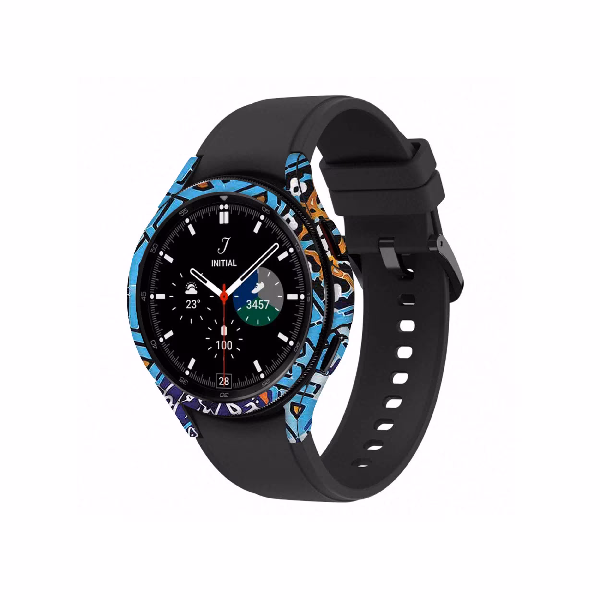 برچسب ماهوت طرح Iran Tile7 مناسب برای ساعت هوشمند سامسونگ Watch4 Classic 42mm