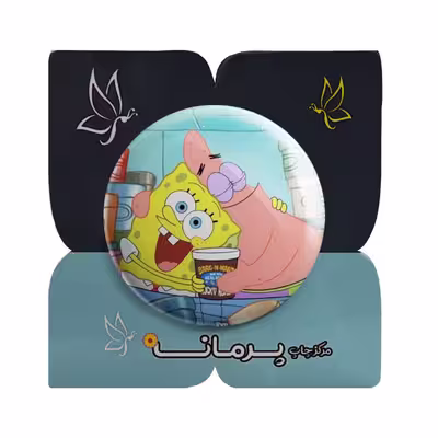 پیکسل پرمانه طرح باب اسفنجی کد pm.4866