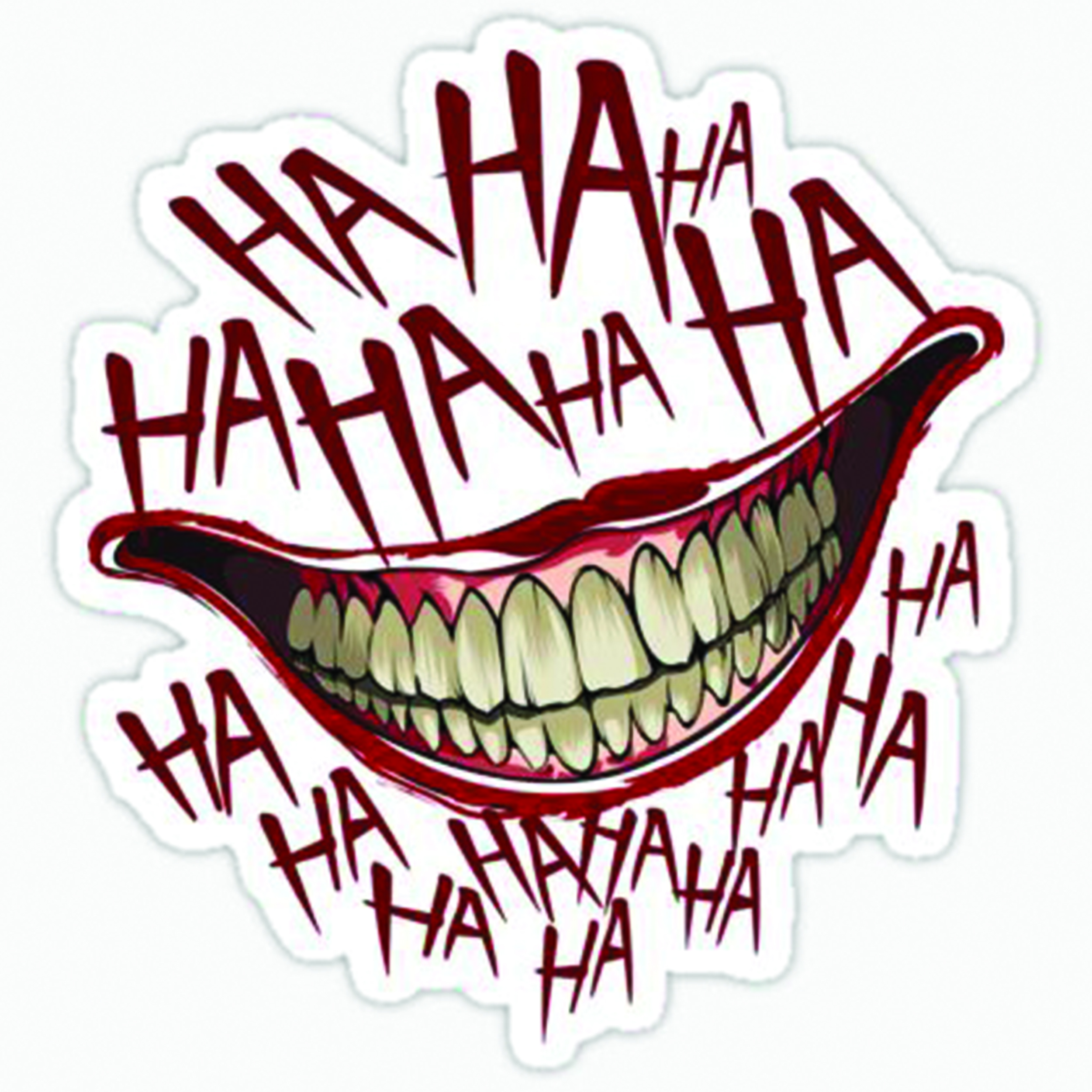 استیکر لپ تاپ طرح جوکر کد 2373