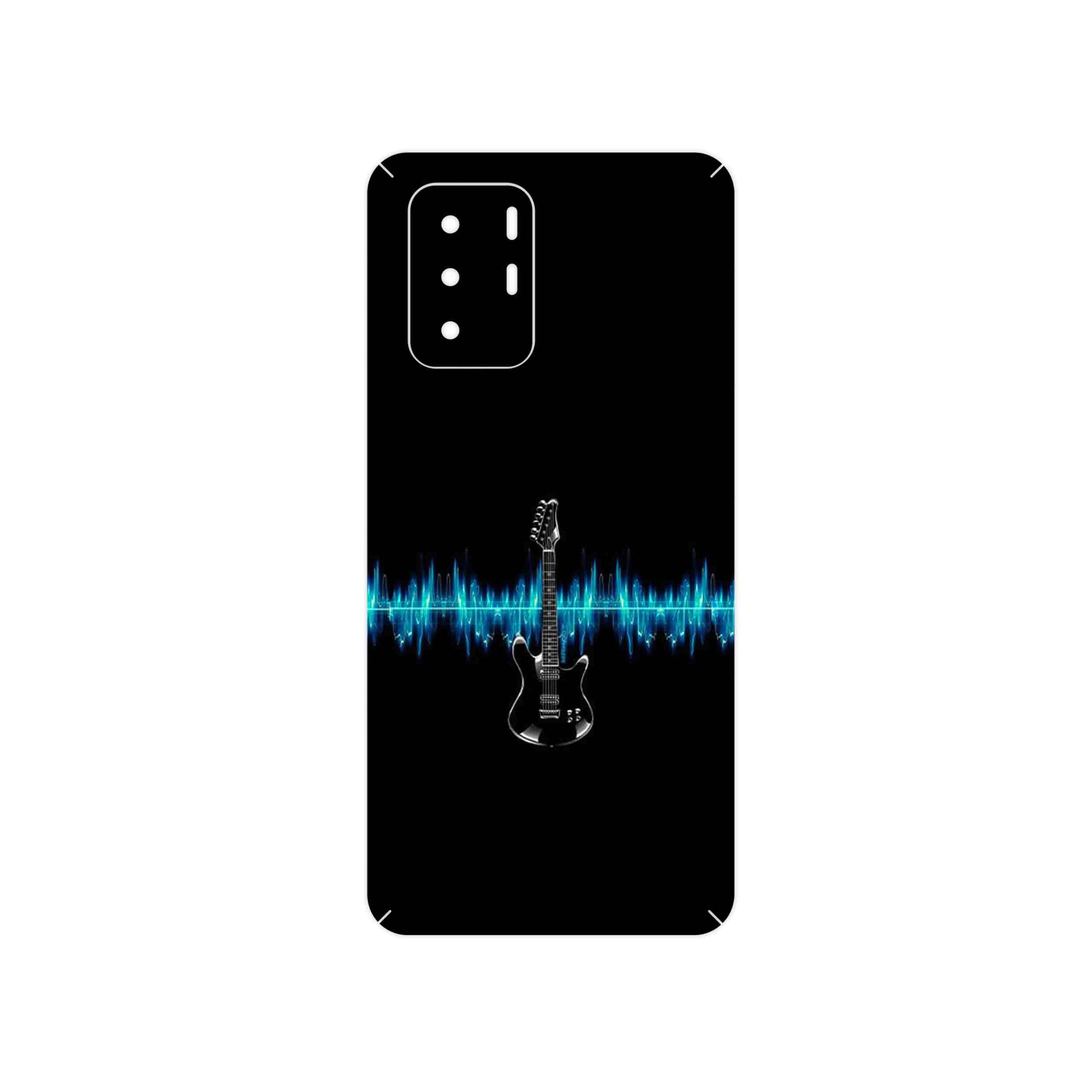 برچسب پوششی ماهوت مدل Electric Guitar مناسب برای گوشی موبایل شیائومی Redmi Note 10 Pro (China)