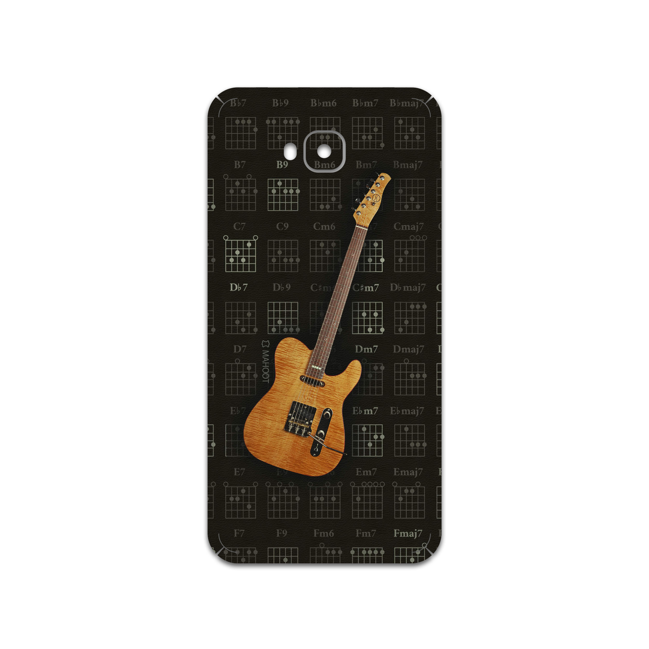 برچسب پوششی ماهوت مدل Guitar-Instrument مناسب برای گوشی موبایل ایسوس Zenfone 4 Selfie