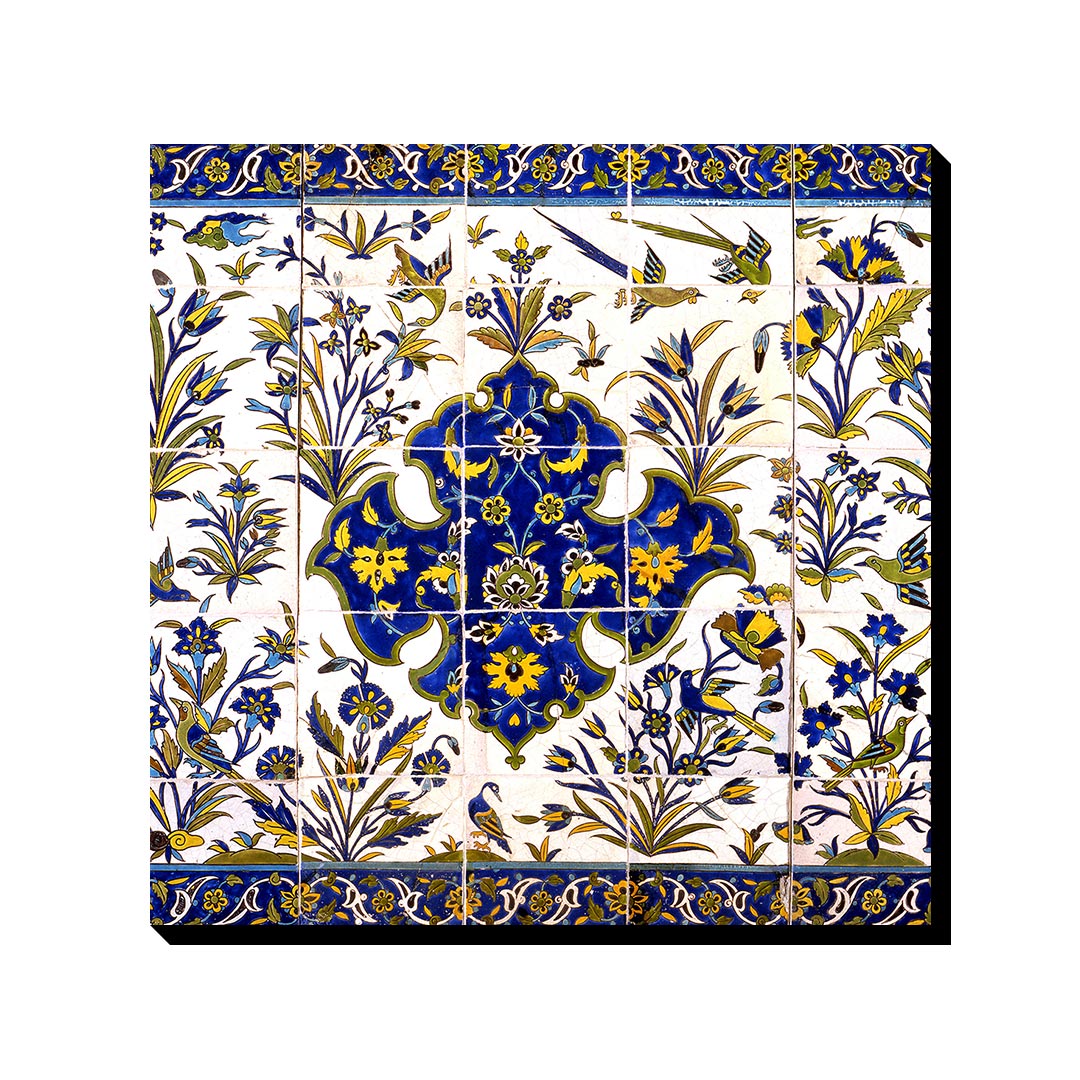 تابلو شاسی مدل کاشی قاجار کد 1007