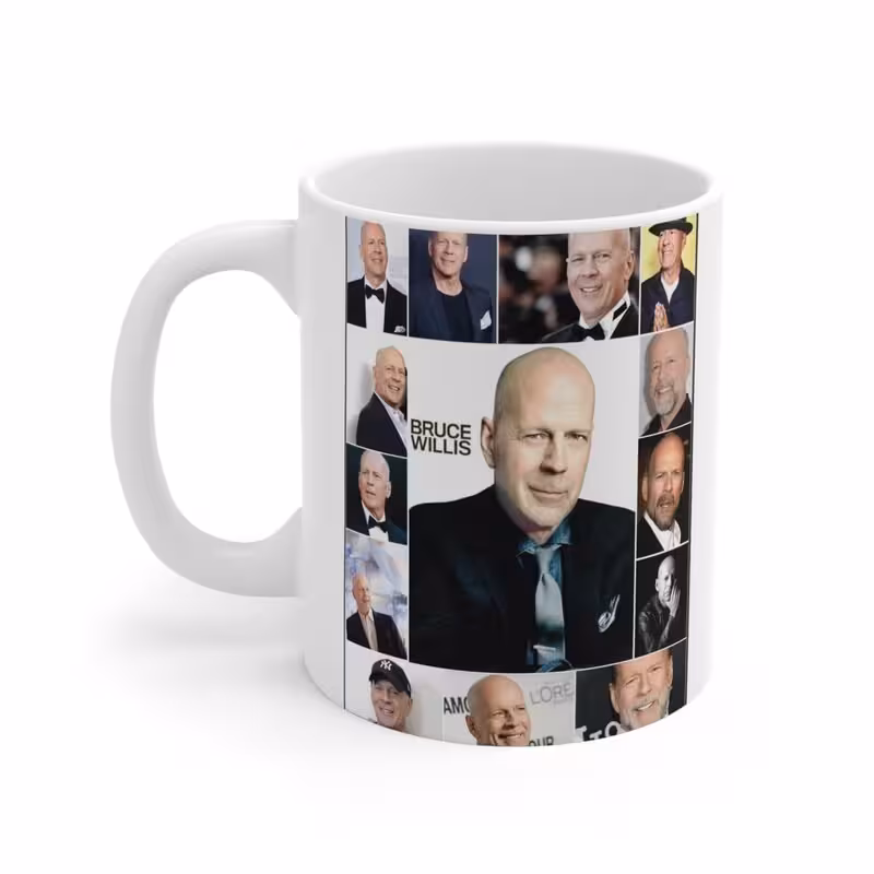 ماگ طرح بروس ویلیس Bruce Willis مدل NM1933