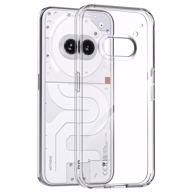 کاور شفاف مناسب برای گوشی Nothing Phone 2A مدل دور ژله ای پشت طلق