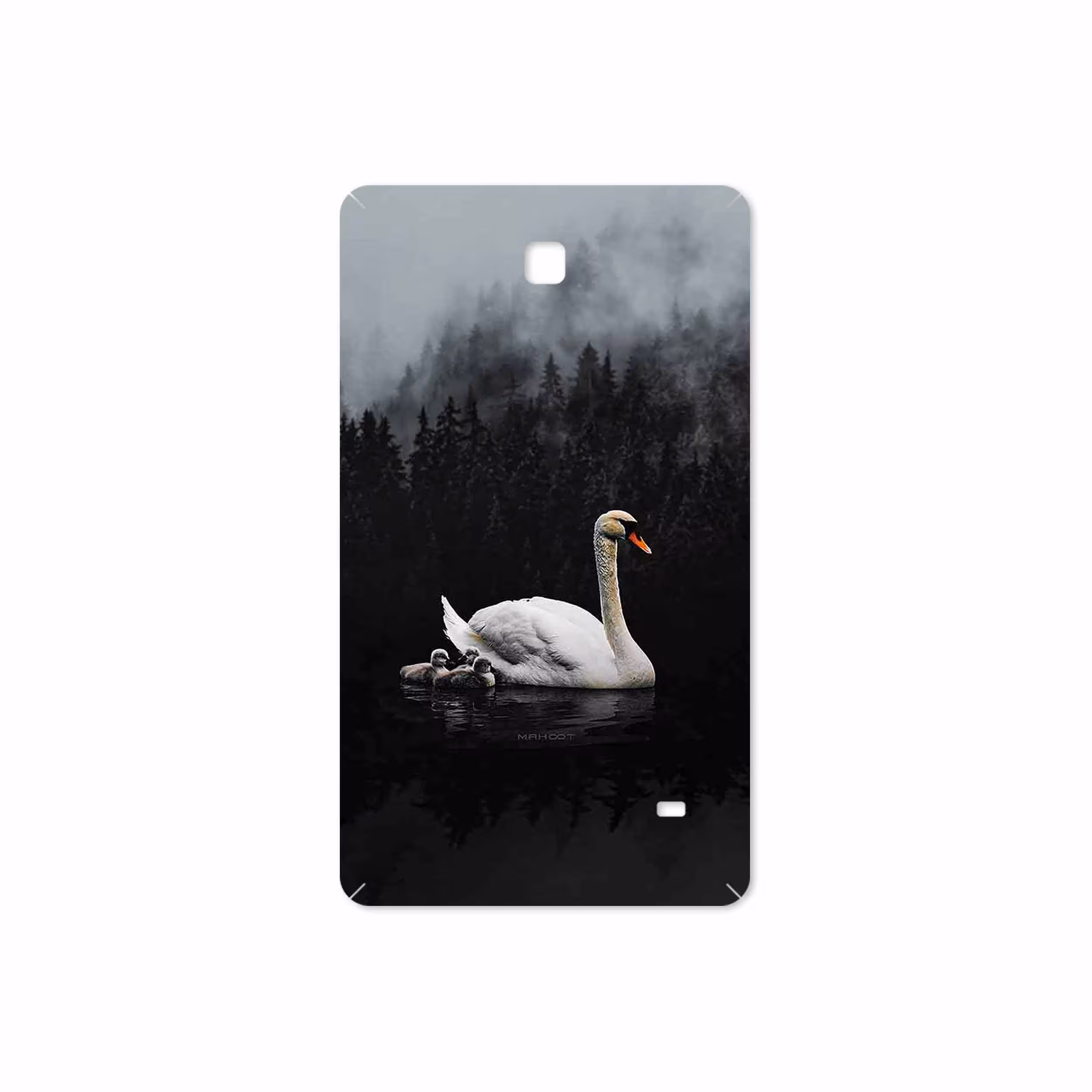 برچسب پوششی ماهوت مدل Swan Lake مناسب برای تبلت سامسونگ Galaxy Tab 4 7.0 2014 T231
