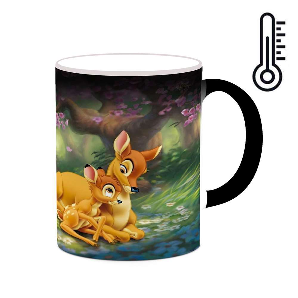 ماگ حرارتی کاکتی طرح کارتون Bambi مدل mgh22203