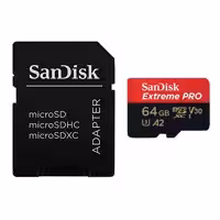 کارت حافظه SDSQXCU سن دیسک مدل Extreme Pro 4k استاندارد UHS-I سرعت 200MBps ظرفیت 64 گیگابایت