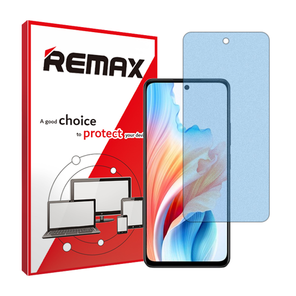 گلس اوپو A79 مدل هیدروژلی مات آنتی بلو برند ریمکس کد S