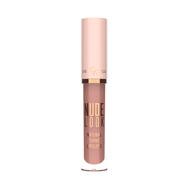 لیپ گلاس گلدن رز مدل Nude Look Natural Shine