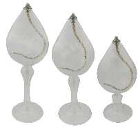 شمعدان مدل رز مجموعه سه عددی