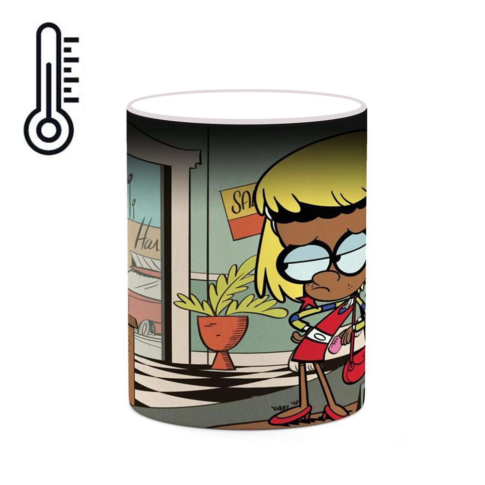 ماگ حرارتی کاکتی طرح کارتون The Loud House مدل mgh23421