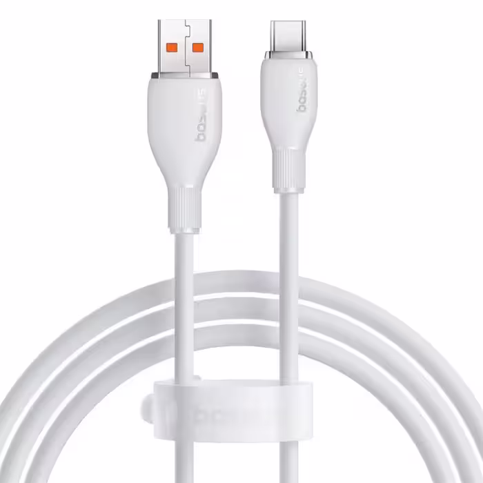 کابل تایپ سی فست شارژ Baseus Pudding Series P10355703 6A 100W 1.2m