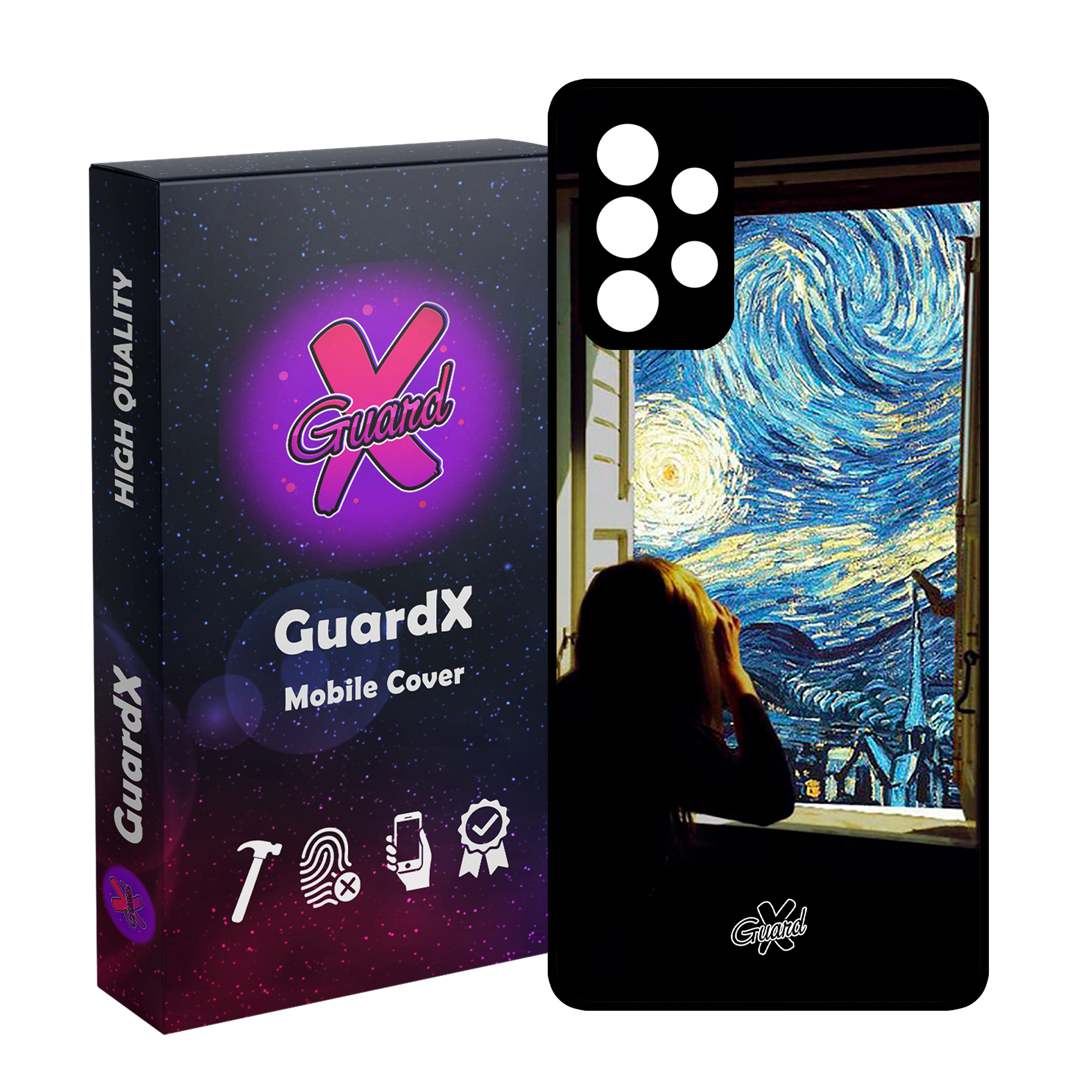 کاور گارد ایکس طرح Art مدل Glass10268 مناسب برای گوشی موبایل سامسونگ Galaxy A23 4G