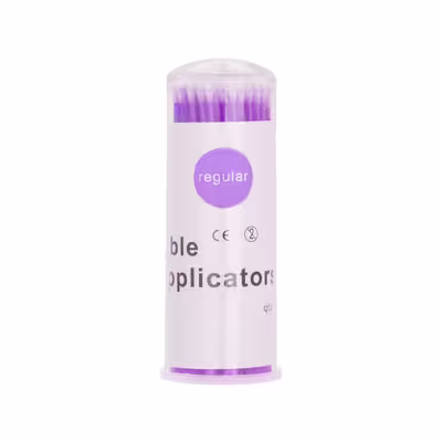 قلم میکروبراش ناخن و مژه مدل PRR-50 Fine بسته 100 عددی
