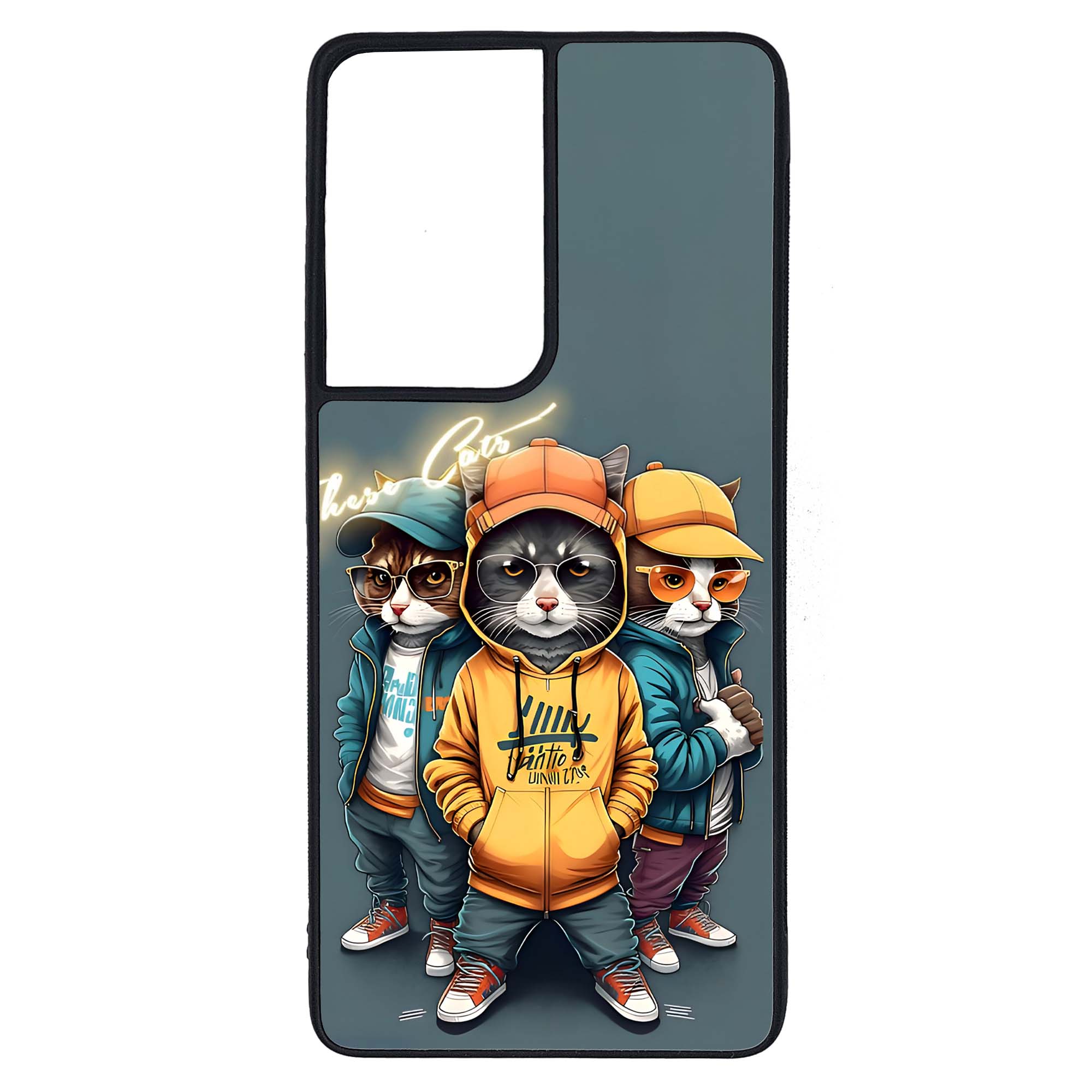 کاور طرح گربه کد G-228 مناسب برای گوشی موبایل سامسونگ Galaxy S21 Ultra | دیجی قاب دونی
