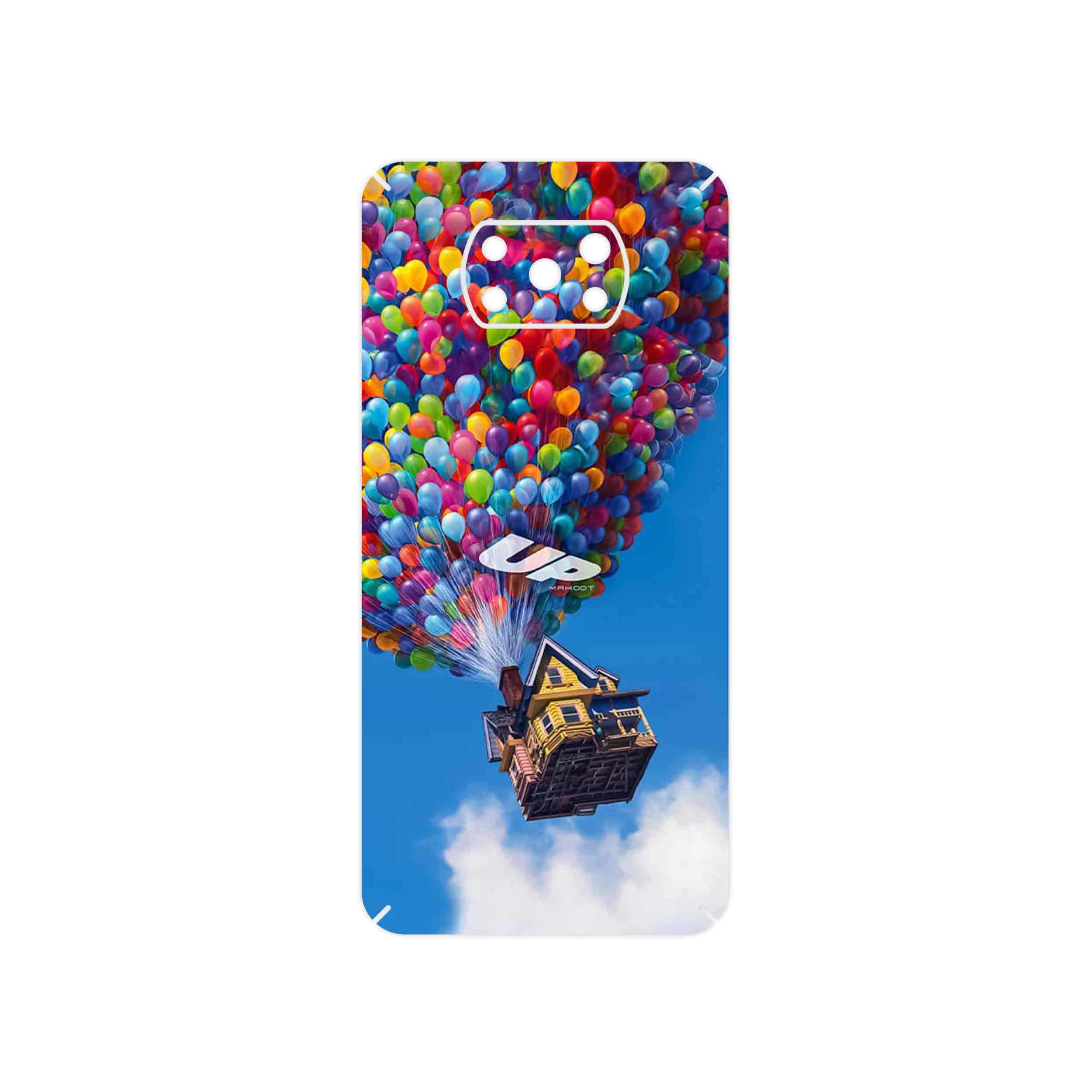برچسب پوششی ماهوت مدل UP مناسب برای گوشی موبایل شیائومی Poco X3 NFC
