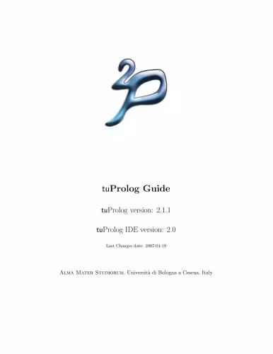 خرید و دانلود نسخه کامل کتاب TuProlog Guide