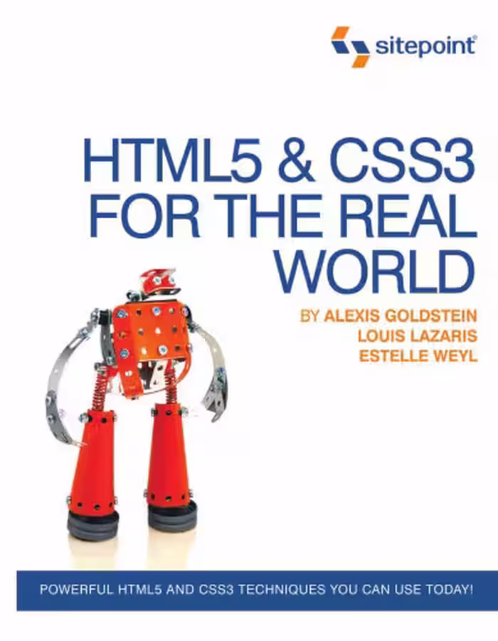 خرید و دانلود نسخه کامل کتاب HTML5 &amp; CSS3 For The Real World
