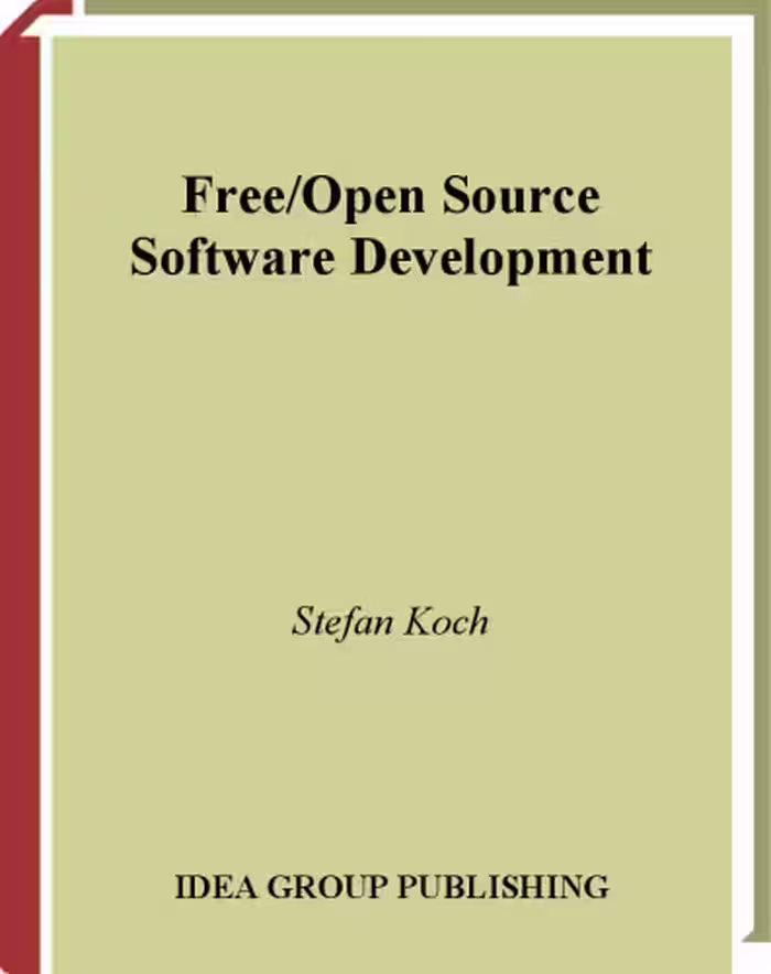 خرید و دانلود نسخه کامل کتاب Free/open source software development