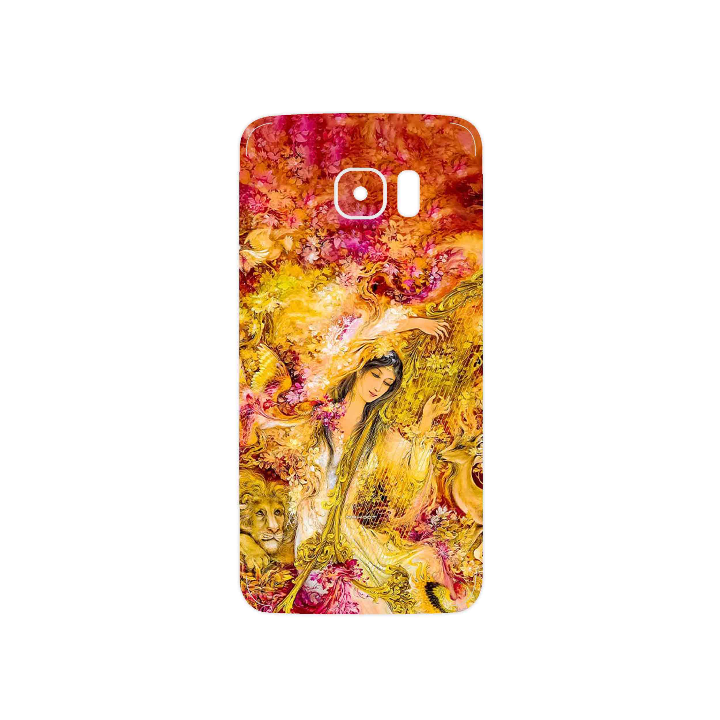 برچسب پوششی ماهوت مدل Persian miniature 1 مناسب برای گوشی موبایل سامسونگ Galaxy S7 Edge