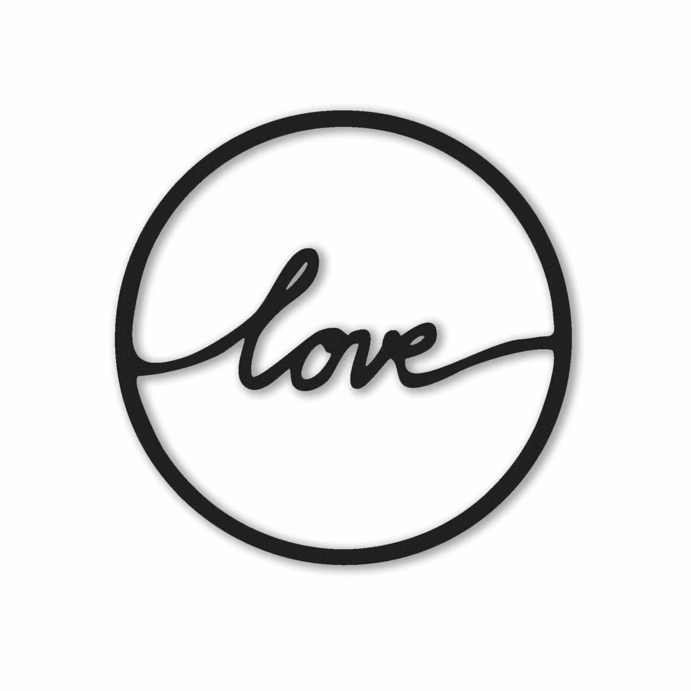 دیوارکوب طرح love مدل va-s02