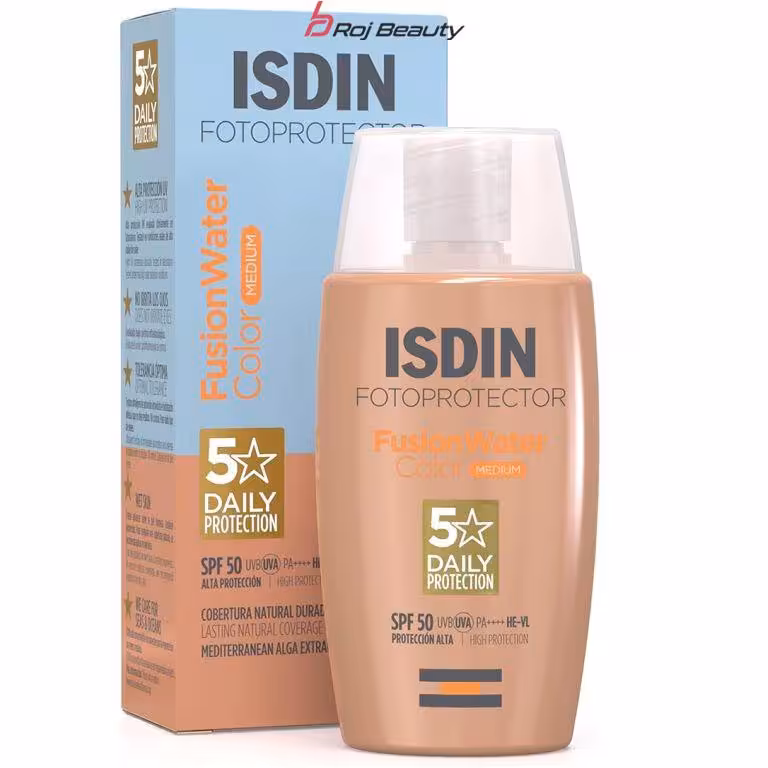 ضد آفتاب فیوژن واتر رنگی ایزدین  اورجینال ISDIN Fusion Water Color - 50 ml