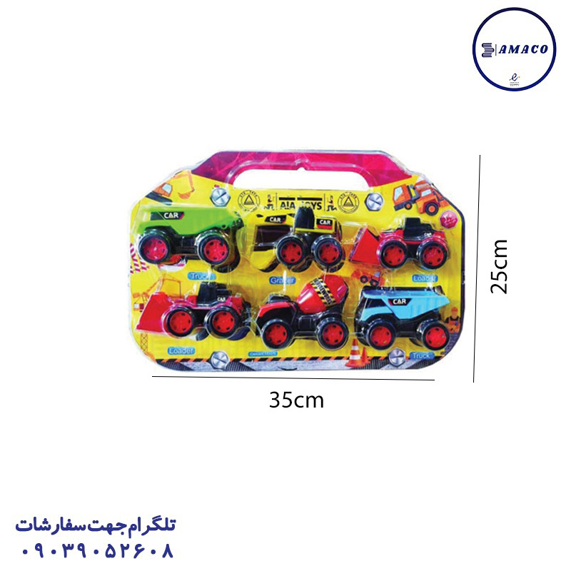 ست راهسازی 6 عددی وکیومی (ب) آتا تویز