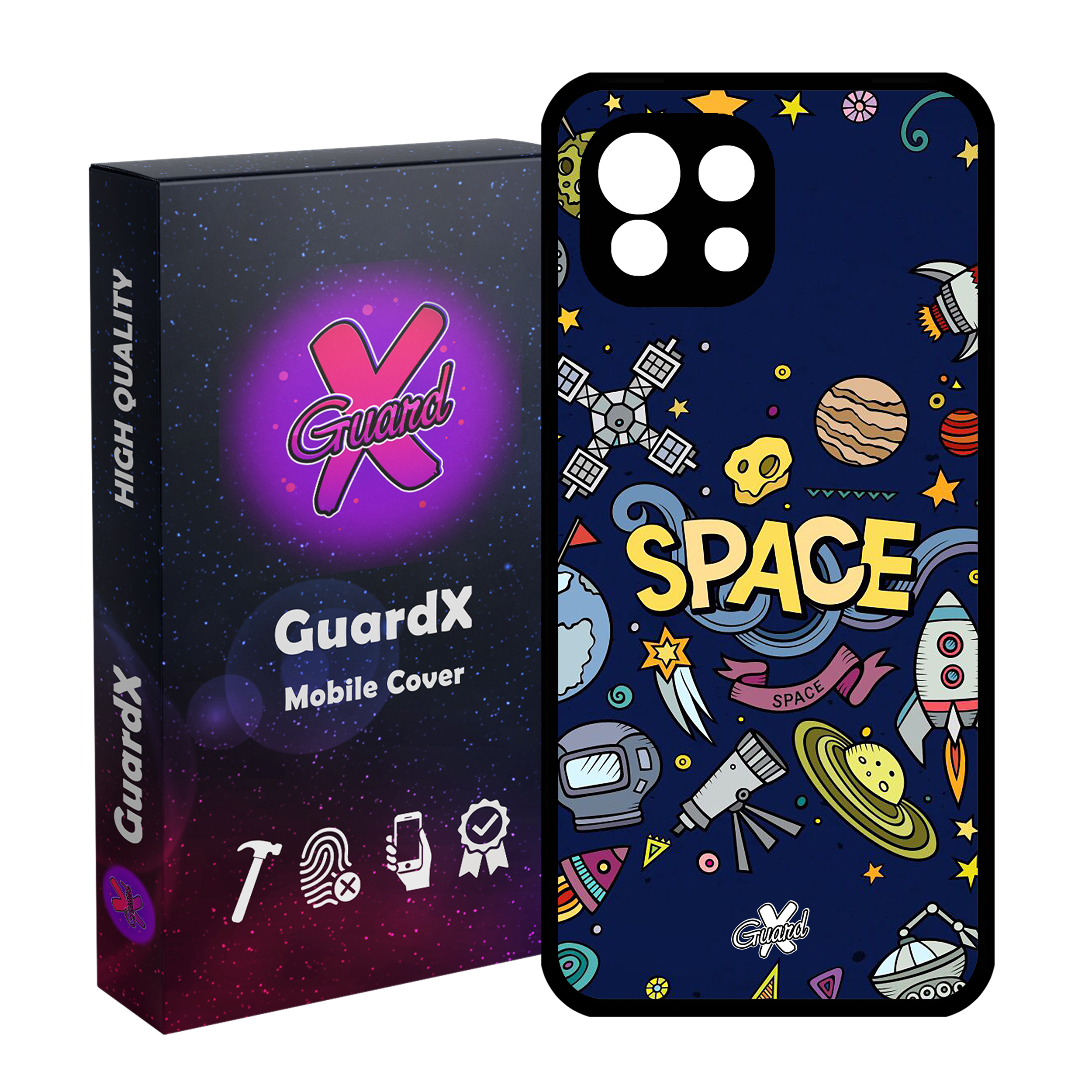 کاور گارد ایکس طرح Galaxy مدل Glass10009 مناسب برای گوشی موبایل شیائومی Mi 11 Lite