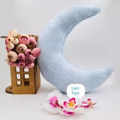 عروسک ماه رنگ آبی