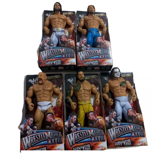 اکشن فیگور  کشتی کج   5 تایی کد 1986