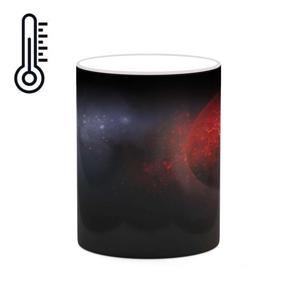 ماگ حرارتی کاکتی طرح فضا و کهکشان مدل mgh20271