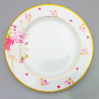 بشقاب غذاخوری شرکت صنایع چینی تقدیس مدل ایتالیا اف بسته 6 عددی