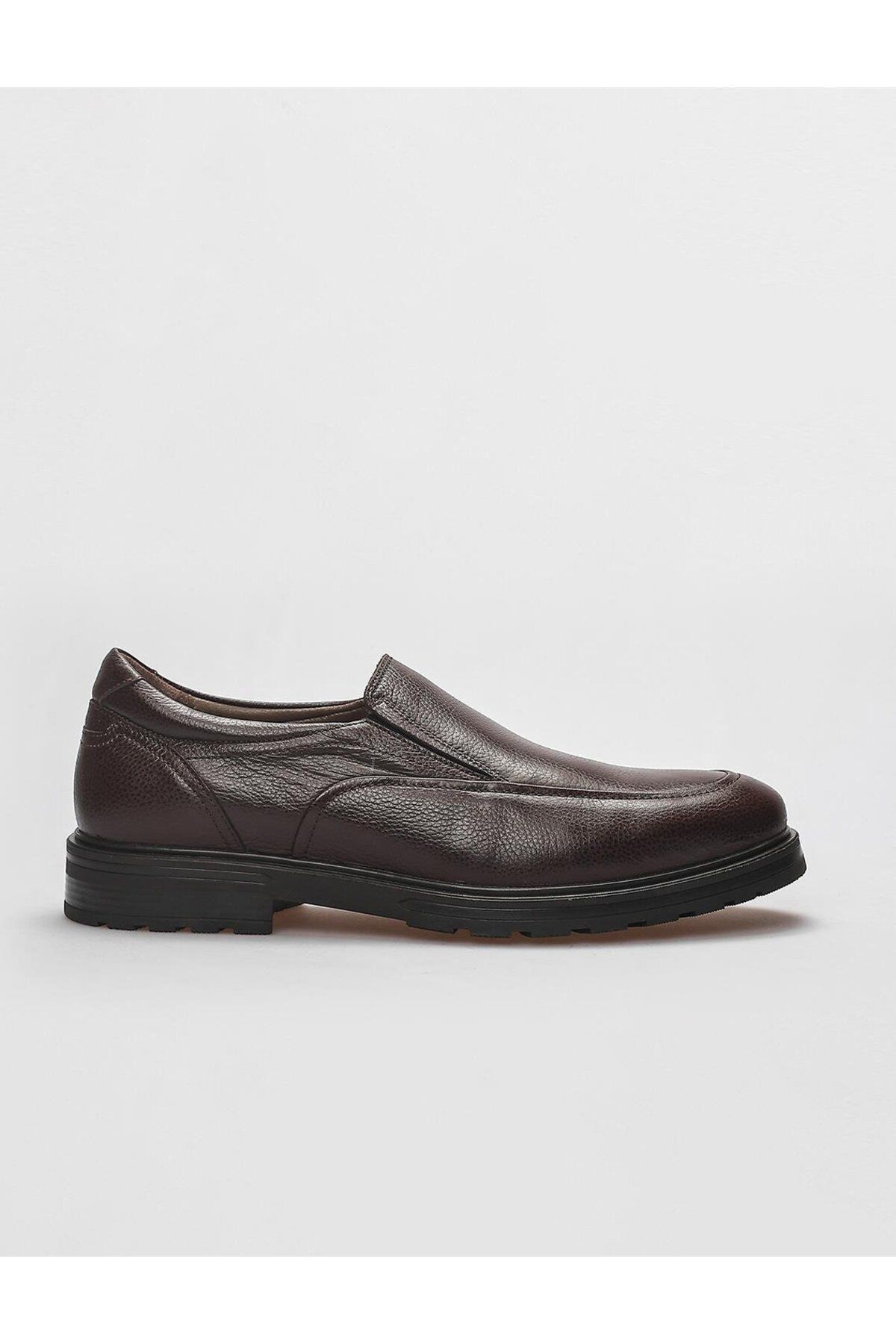 کفش های کژوال چند رنگ مردانه روزانه چرمی قهوه ای Cabani