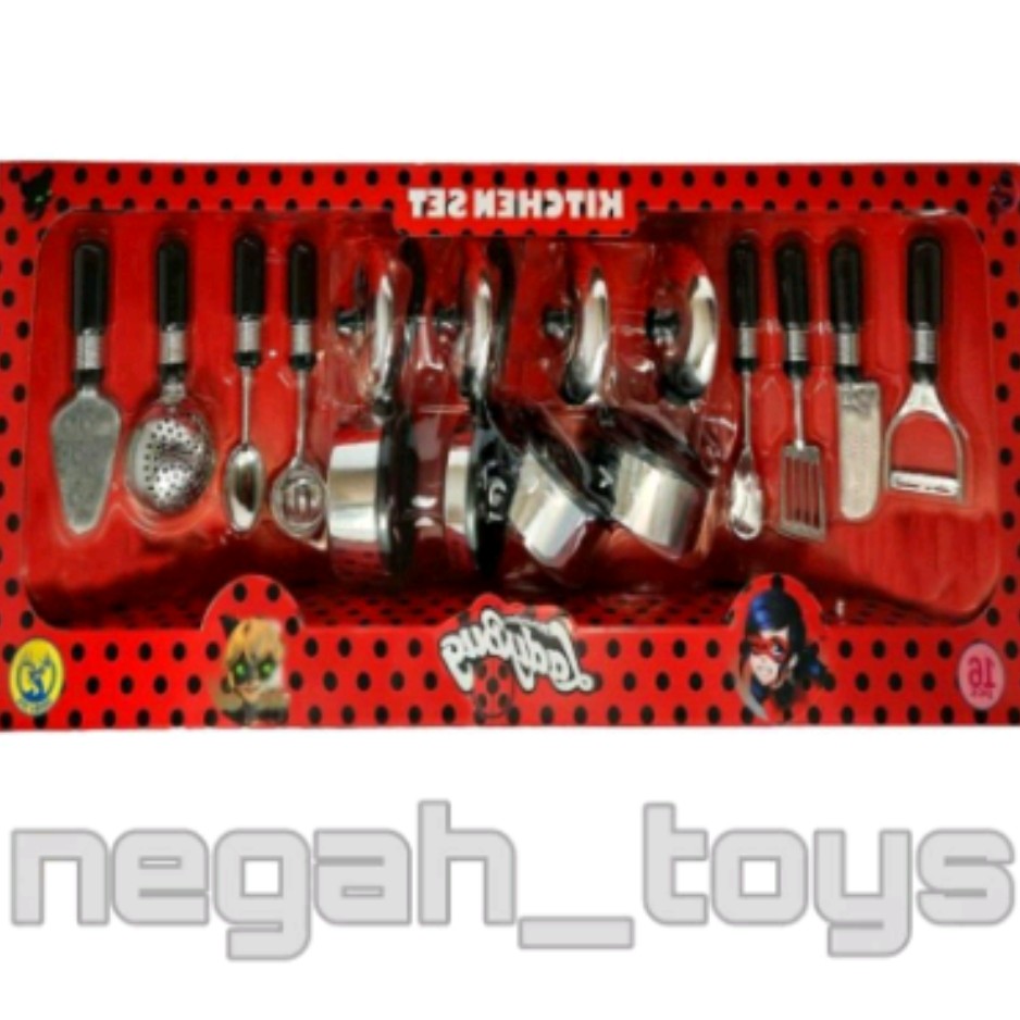 اسباب بازی ست لوازم اشپزخانه دختر کفشدوزکی