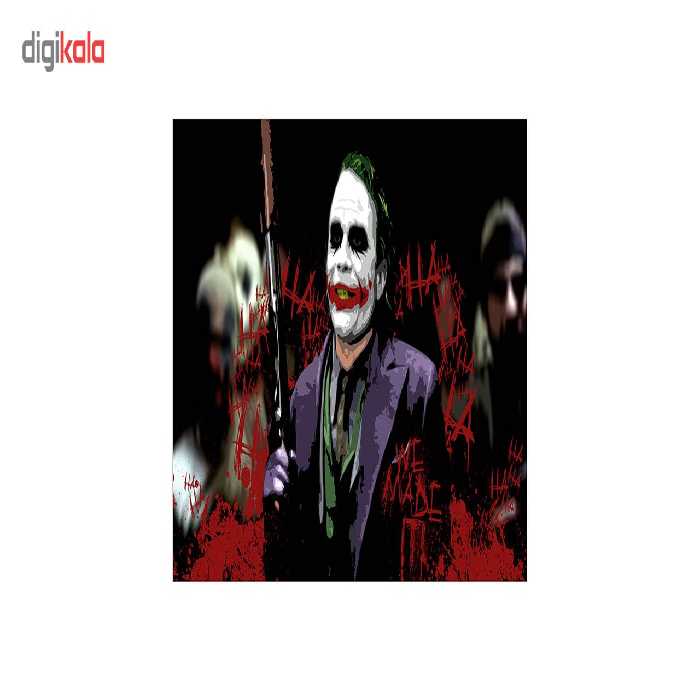 تابلو شاسی ونسونی طرح Joker Prade with shotgun سایز 30 × 40