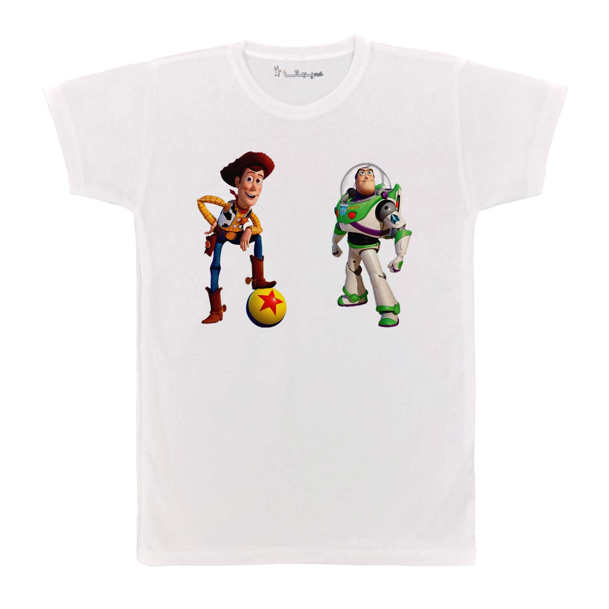 تی شرت بچگانه پرمانه طرح toy story کد pmt.3020